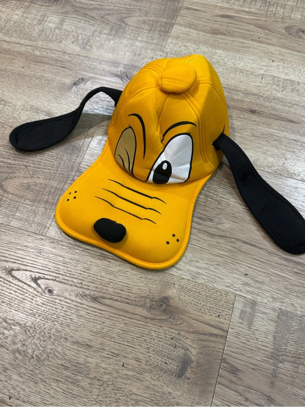 Disney Yellow Pluto Earflap Kids Cap